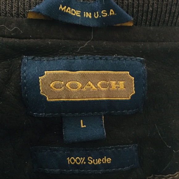 COACH 💯 Suede Leather Jacket - Picture 4 of 8